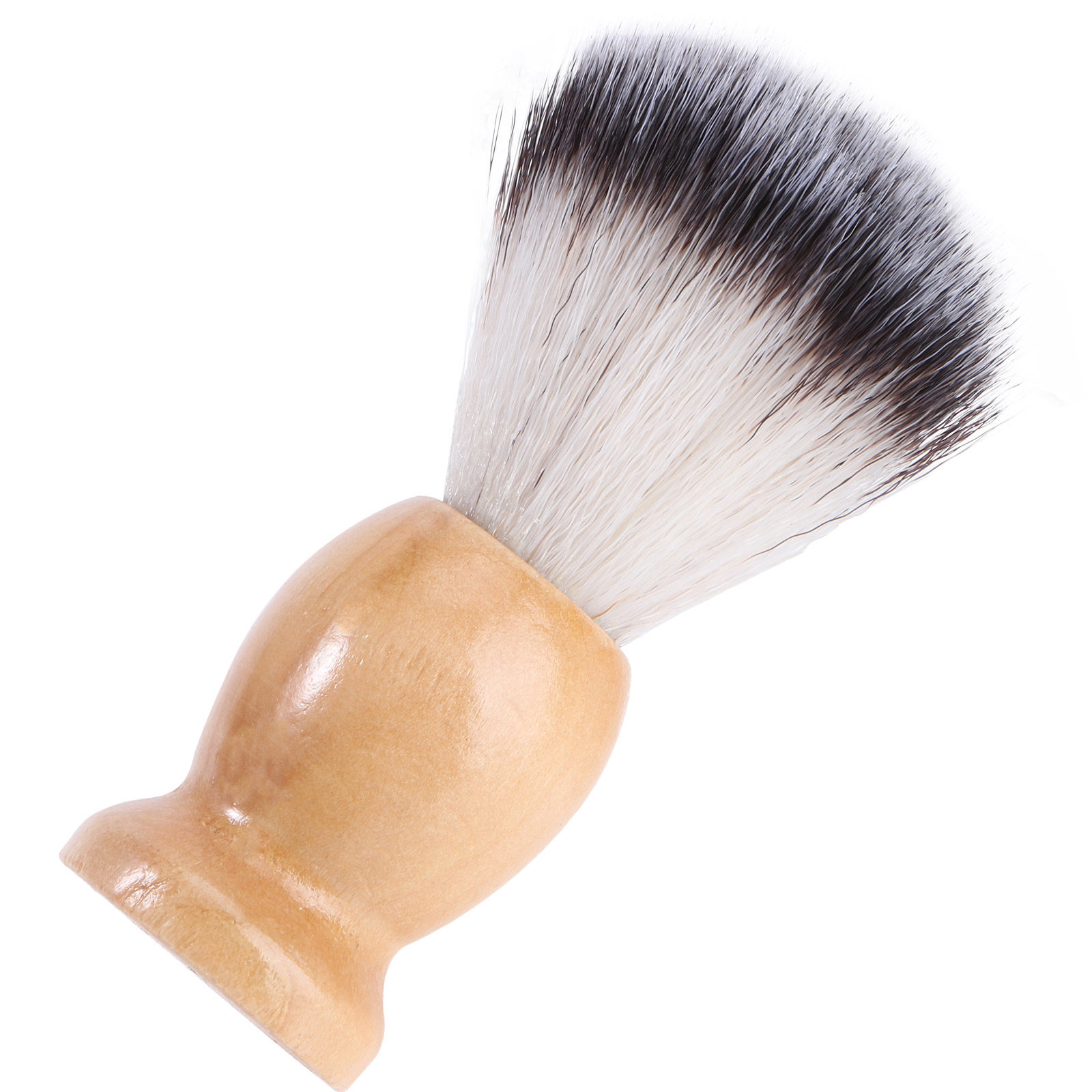 Mens Grooming Tools - Erkekler İçin Sentetik Naylon Kıllı, Ahşap