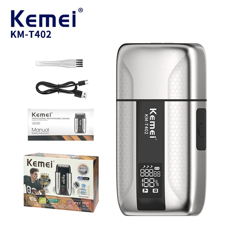 Men'S Grooming Razor - Kemei T402 Profesyonel Berber Folyo Tıraş