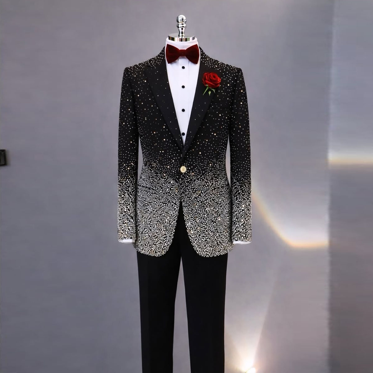 Şık Rhinestone Elmas Erkek Tak - Men'S Grooming Jacket incelemesi ve fiyatı