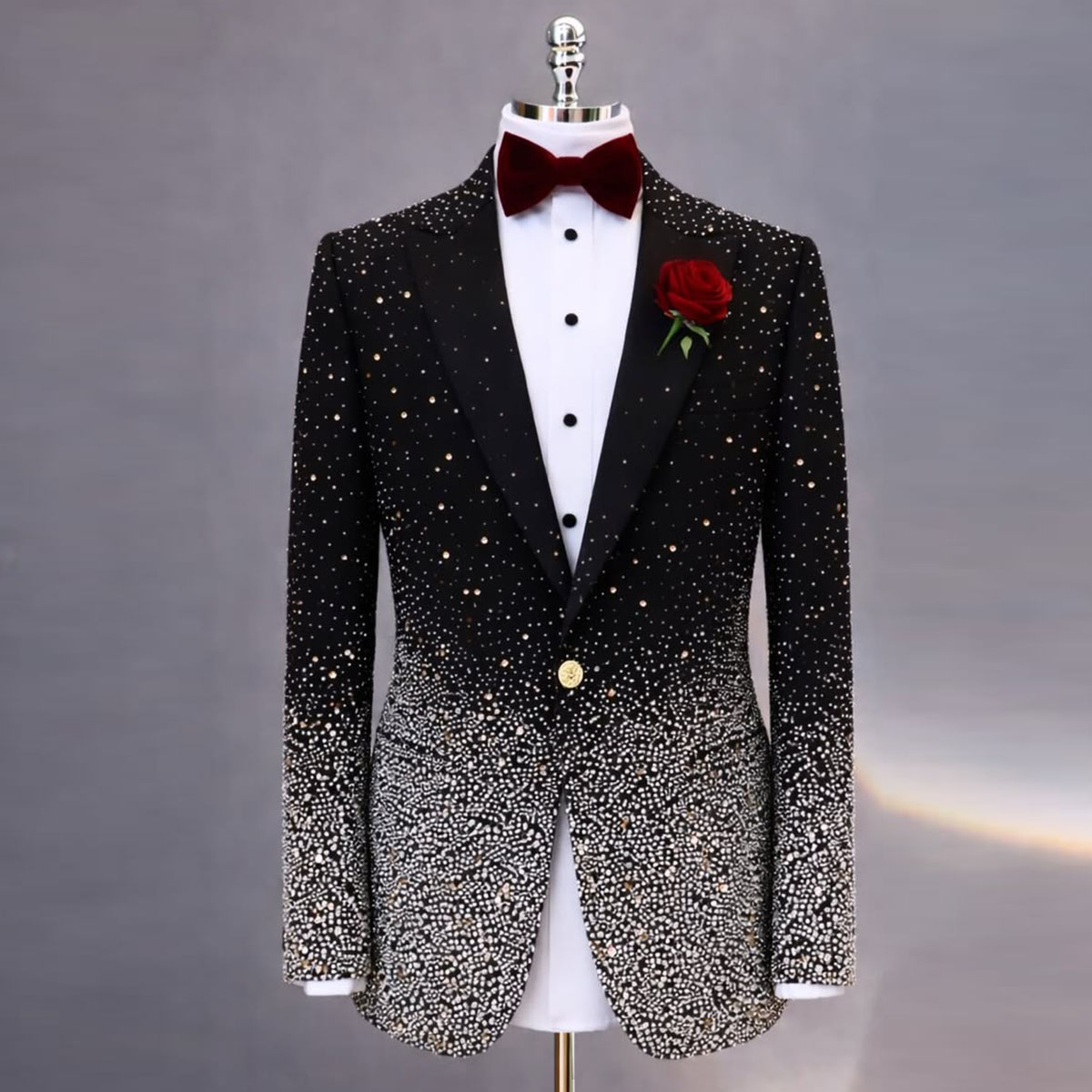 Şık Rhinestone Elmas Erkek Tak - Men'S Grooming Jacket incelemesi ve fiyatı