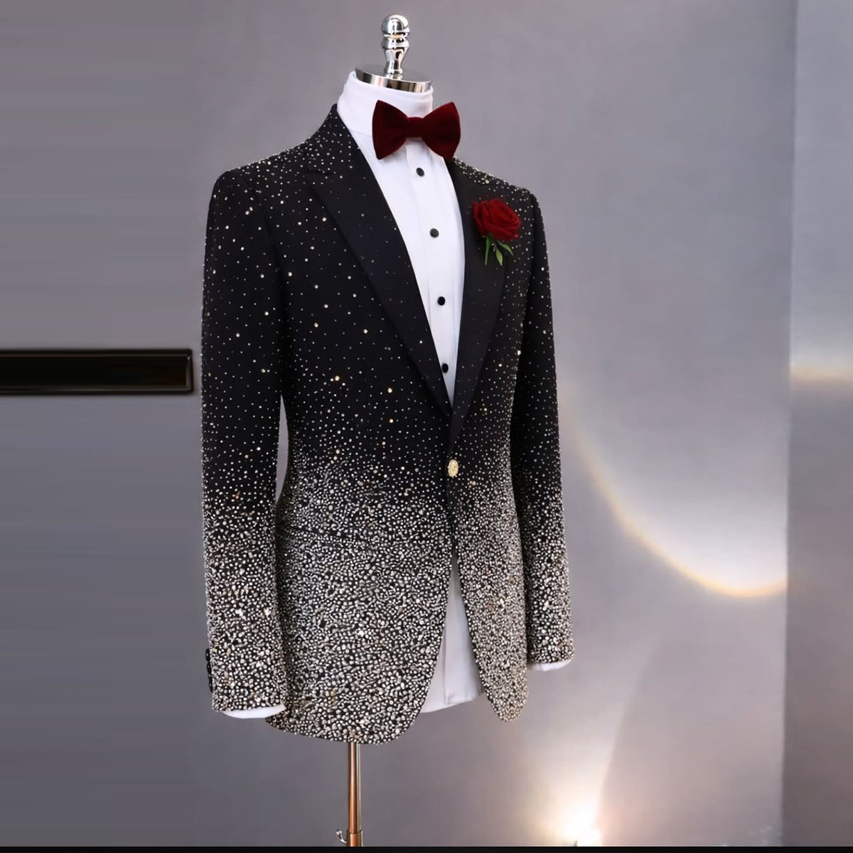 Şık Rhinestone Elmas Erkek Tak - Men'S Grooming Jacket incelemesi ve fiyatı