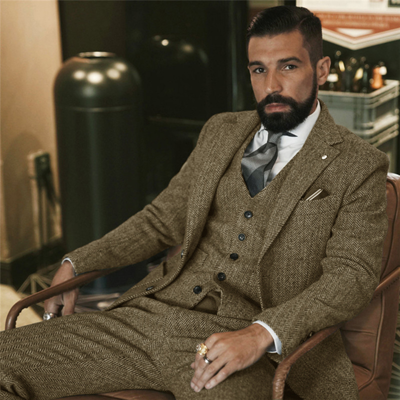 Gri yün tüvit kış Suit erkekle - Men'S Grooming Jacket incelemesi ve fiyatı
